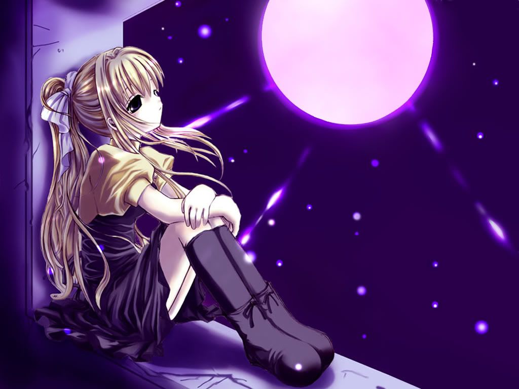 Blonde Hair Purple Eyes Anime Girl Photo By Chadni98 Photobucket